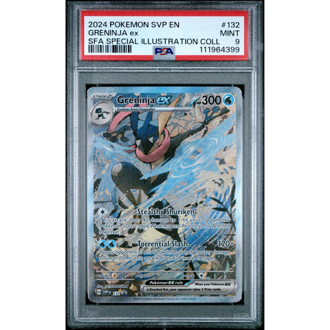 2024 POKEMON SCARLET VIOLET PROMO GRENINJA EX SVP132 PSA 9