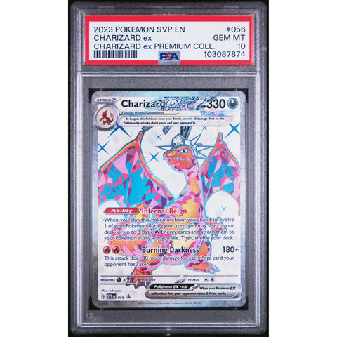 2024 POKEMON SCARLET VIOLET PROMO CHARIZARD EX SVP056 PSA 10 Kollecter 2024 POKEMON SCARLET VIOLET PROMO CHARIZARD EX SVP056 PSA 10 Kollecter