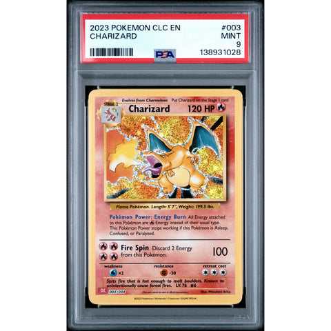 2023 POKEMON CHARIZARD CLC 003/034 PSA 9