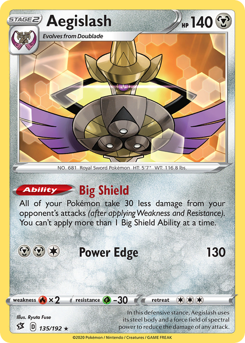 Aegislash - 135/192