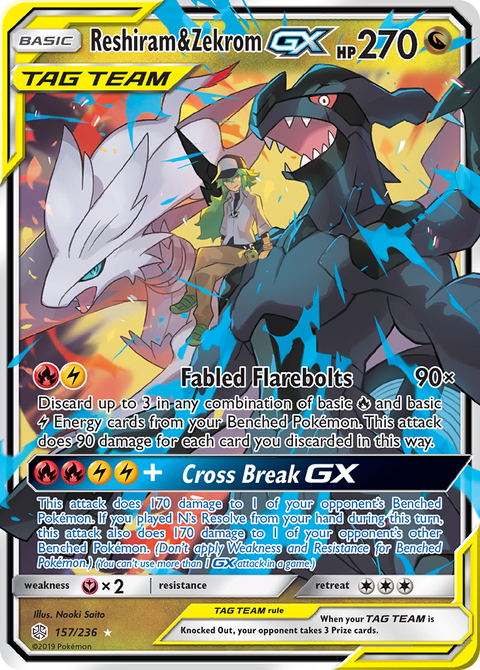 Reshiram & Zekrom Tag Team GX - 157/236