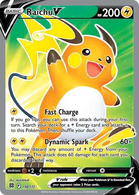 Raichu V (Full Art) - 158/172