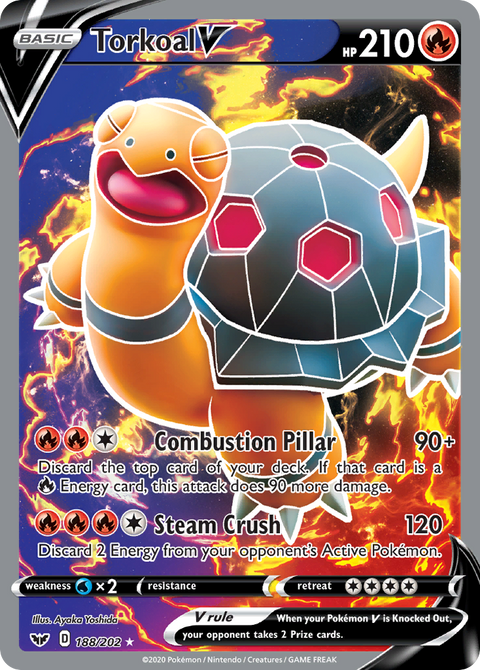 Torkoal V (Full Art) - 188/202