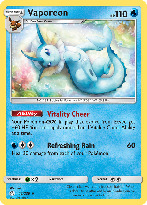 Vaporeon - 42/236