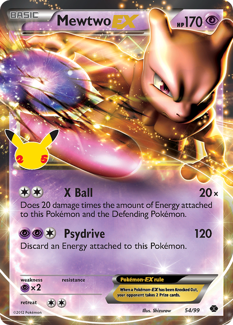 Mewtwo EX - 54/99 (Celebrations)