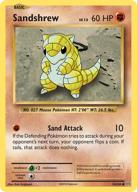 Sandshrew - 54/108