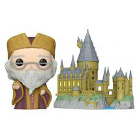 Harry Potter - Albus Dumbledore with Hogwarts 20th ANNIV Pop! Town