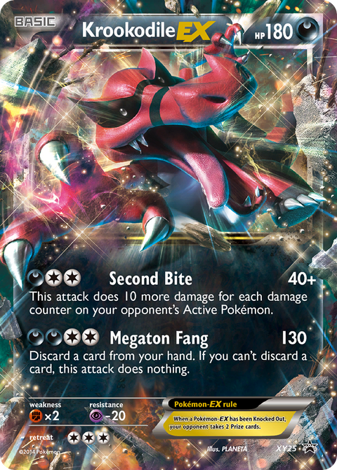 Krookodile EX - XY25